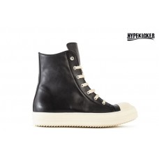 Rick Owens Leather High-top Sneakers